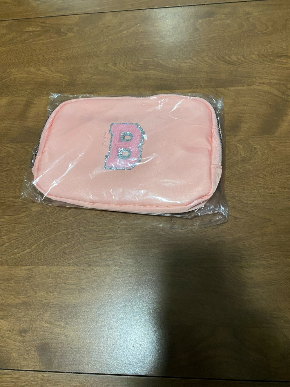Womens Pink Travel Pouch - Soft Zip Accessory Case